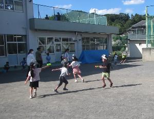 小学生 水鉄砲バトル