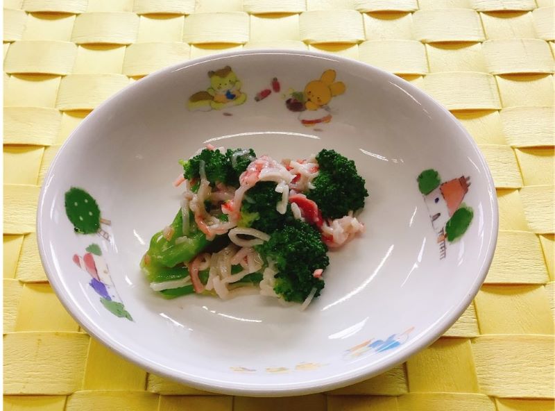 ブロッコリーのかにかまあんかけ